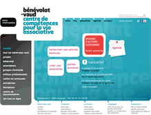 Tablet Screenshot of benevolat-vaud.ch